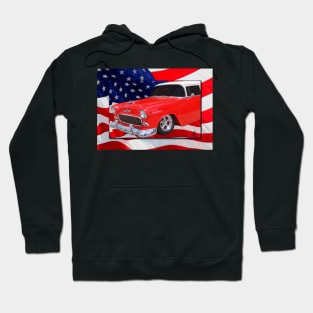 Patriotic 55 Chevy Hoodie